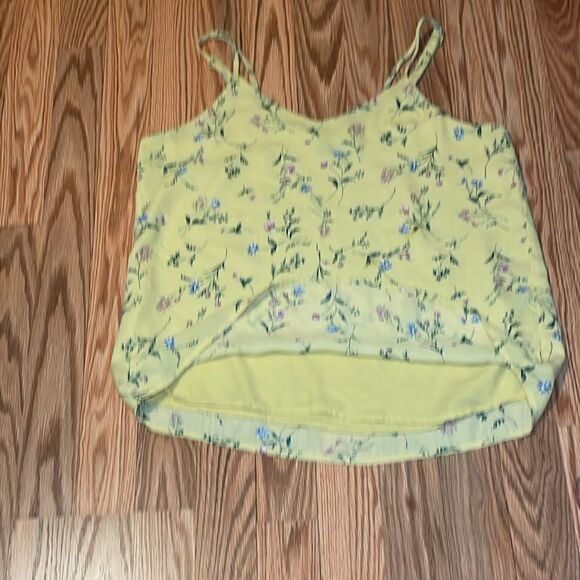Premise Cami, Yellow with blue ditsy flowers, Small - Picture 4 of 6